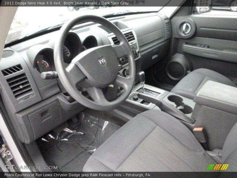 Bright Silver Metallic / Dark Slate Gray 2011 Dodge Nitro Heat 4.0 4x4