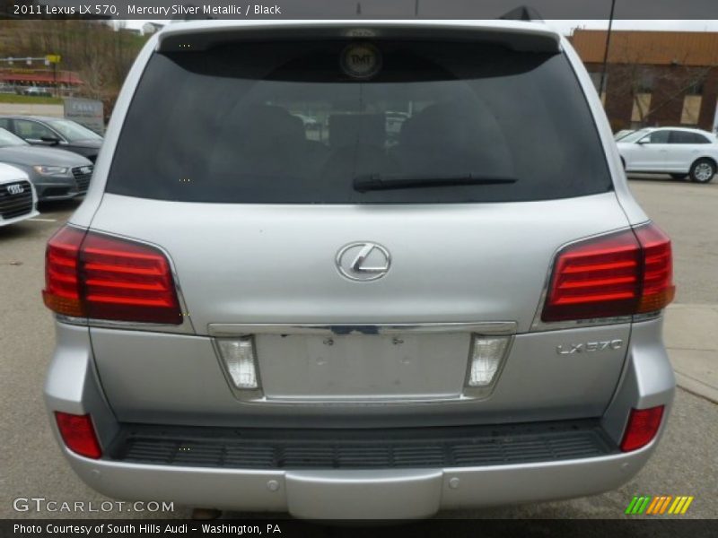 Mercury Silver Metallic / Black 2011 Lexus LX 570