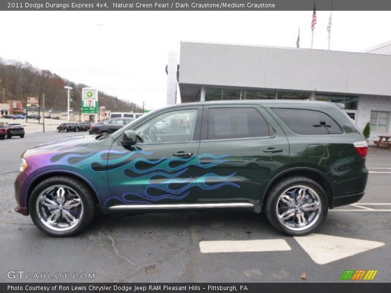 Natural Green Pearl / Dark Graystone/Medium Graystone 2011 Dodge Durango Express 4x4