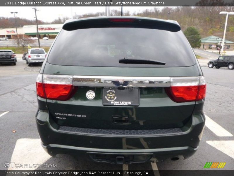 Natural Green Pearl / Dark Graystone/Medium Graystone 2011 Dodge Durango Express 4x4