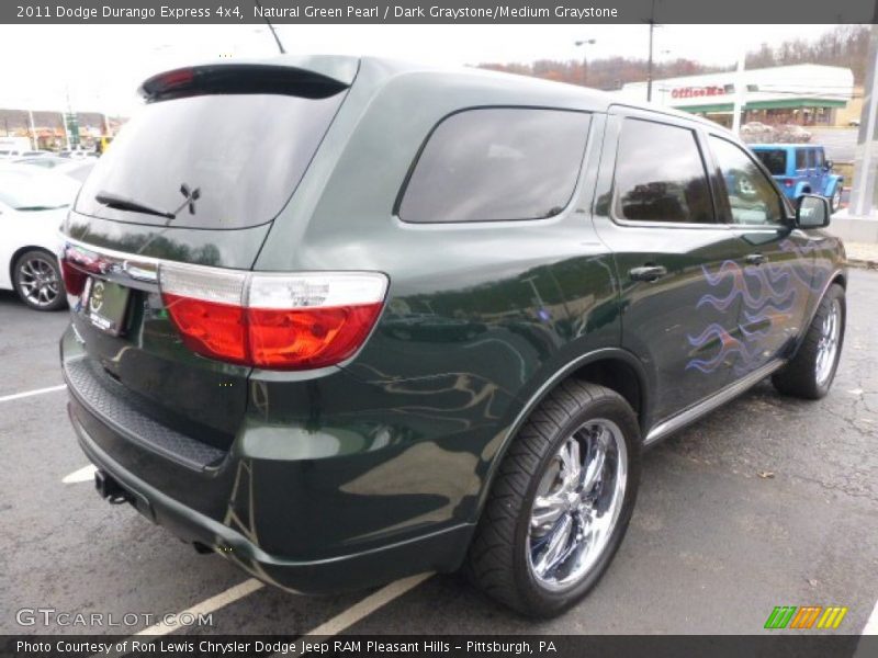 Natural Green Pearl / Dark Graystone/Medium Graystone 2011 Dodge Durango Express 4x4
