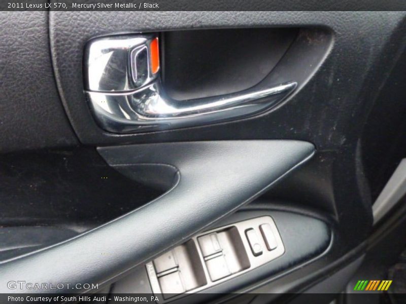 Mercury Silver Metallic / Black 2011 Lexus LX 570