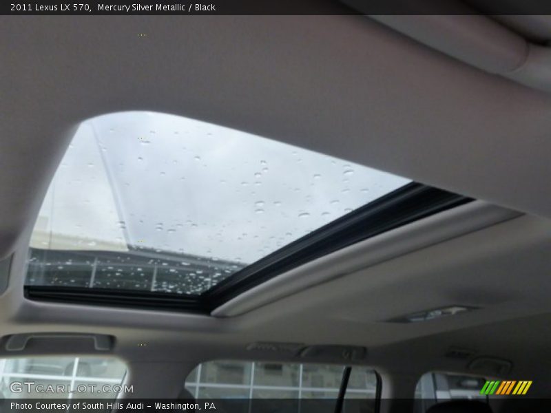 Mercury Silver Metallic / Black 2011 Lexus LX 570