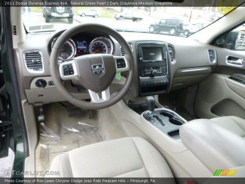 Natural Green Pearl / Dark Graystone/Medium Graystone 2011 Dodge Durango Express 4x4