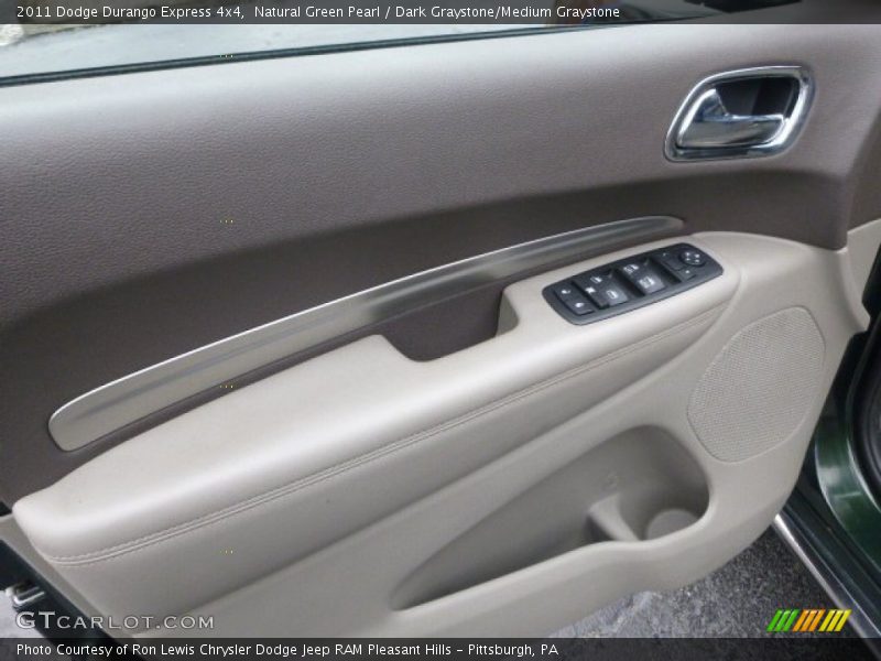 Natural Green Pearl / Dark Graystone/Medium Graystone 2011 Dodge Durango Express 4x4