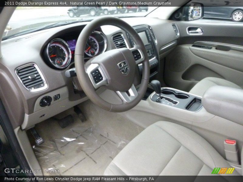 Natural Green Pearl / Dark Graystone/Medium Graystone 2011 Dodge Durango Express 4x4