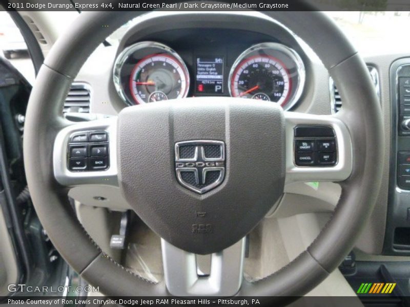 Natural Green Pearl / Dark Graystone/Medium Graystone 2011 Dodge Durango Express 4x4