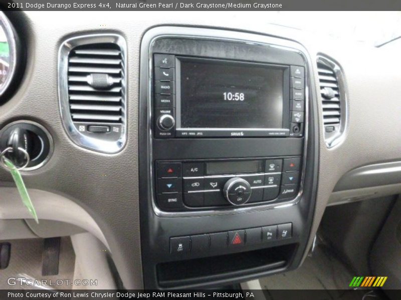 Natural Green Pearl / Dark Graystone/Medium Graystone 2011 Dodge Durango Express 4x4