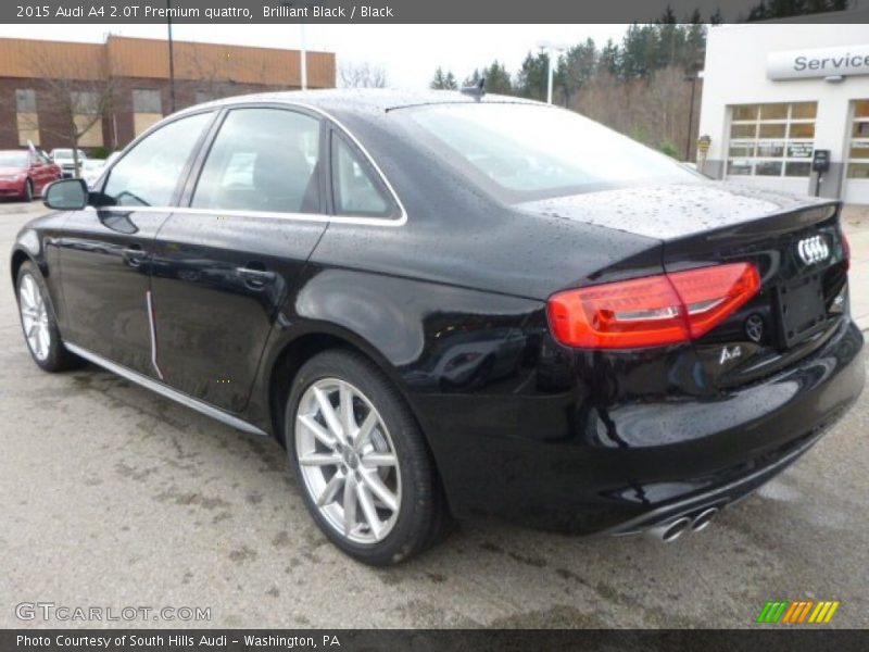 Brilliant Black / Black 2015 Audi A4 2.0T Premium quattro