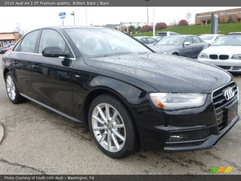 Brilliant Black / Black 2015 Audi A4 2.0T Premium quattro