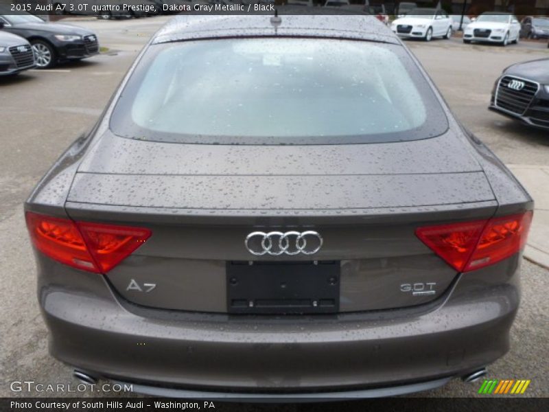 Dakota Gray Metallic / Black 2015 Audi A7 3.0T quattro Prestige