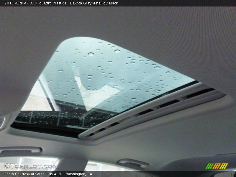 Dakota Gray Metallic / Black 2015 Audi A7 3.0T quattro Prestige