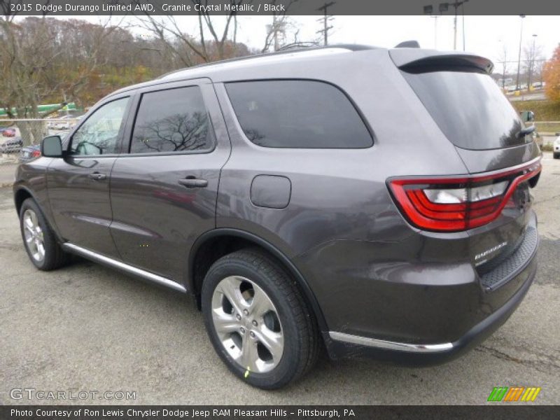 Granite Crystal Metallic / Black 2015 Dodge Durango Limited AWD
