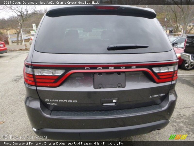 Granite Crystal Metallic / Black 2015 Dodge Durango Limited AWD