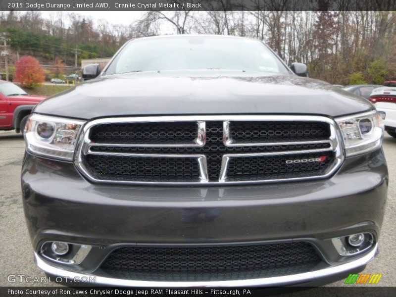 Granite Crystal Metallic / Black 2015 Dodge Durango Limited AWD