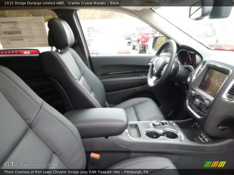 Granite Crystal Metallic / Black 2015 Dodge Durango Limited AWD