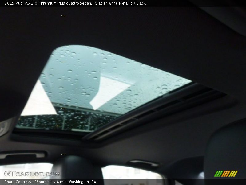 Glacier White Metallic / Black 2015 Audi A6 2.0T Premium Plus quattro Sedan