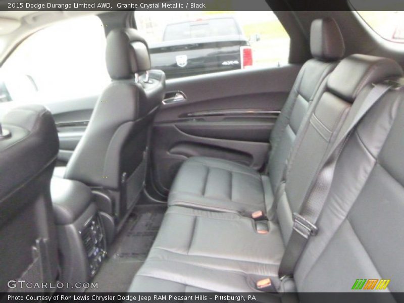 Rear Seat of 2015 Durango Limited AWD