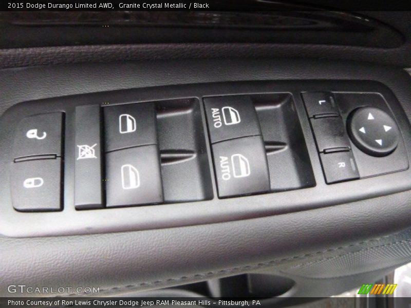 Granite Crystal Metallic / Black 2015 Dodge Durango Limited AWD
