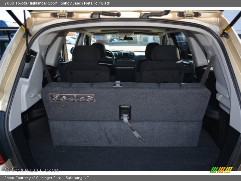 Sandy Beach Metallic / Black 2008 Toyota Highlander Sport