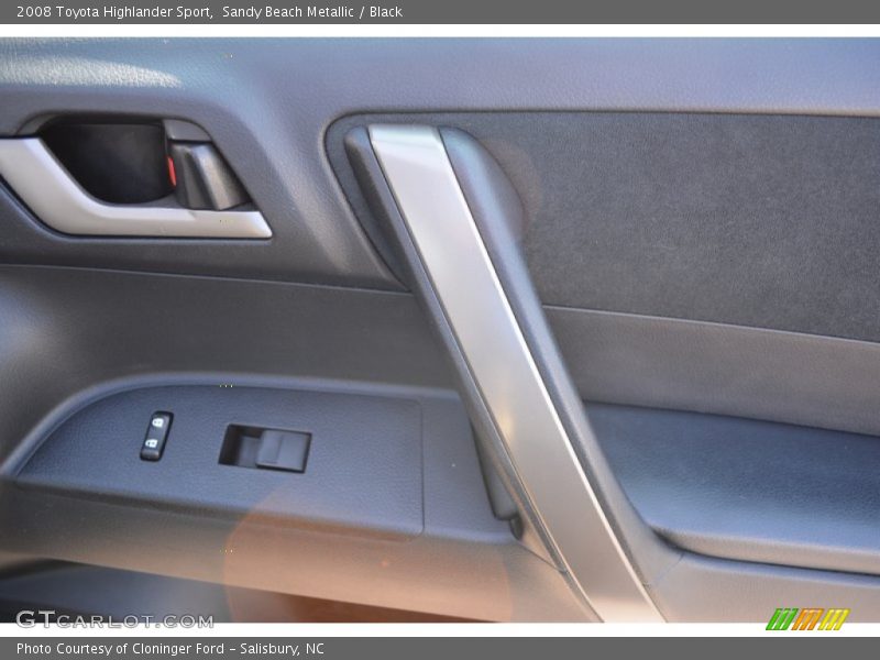 Sandy Beach Metallic / Black 2008 Toyota Highlander Sport