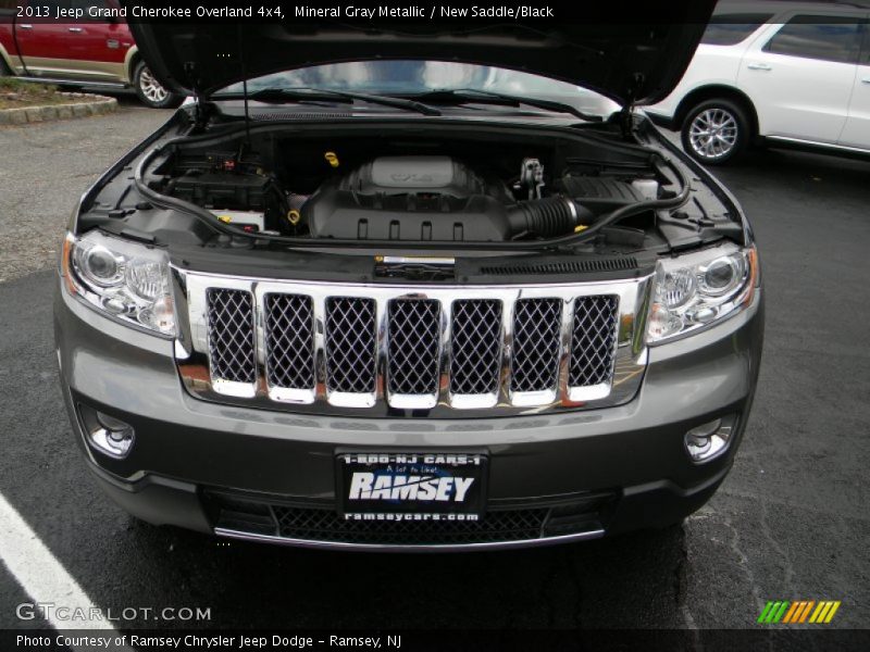 Mineral Gray Metallic / New Saddle/Black 2013 Jeep Grand Cherokee Overland 4x4