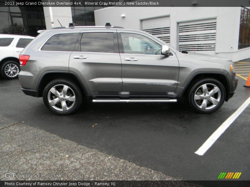 Mineral Gray Metallic / New Saddle/Black 2013 Jeep Grand Cherokee Overland 4x4