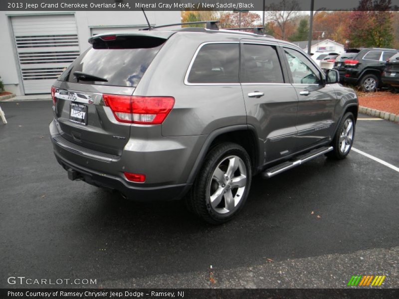 Mineral Gray Metallic / New Saddle/Black 2013 Jeep Grand Cherokee Overland 4x4