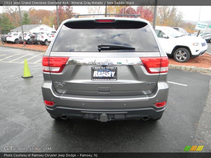 Mineral Gray Metallic / New Saddle/Black 2013 Jeep Grand Cherokee Overland 4x4