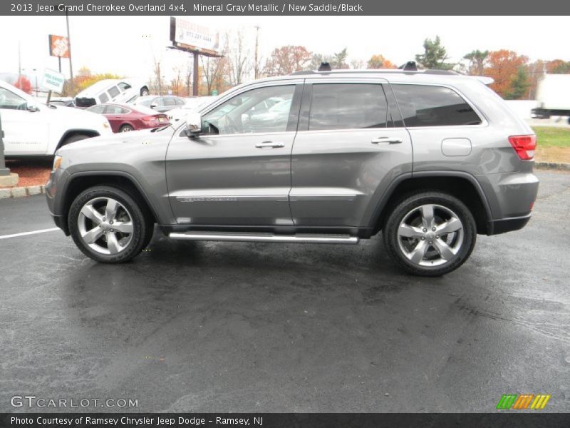 Mineral Gray Metallic / New Saddle/Black 2013 Jeep Grand Cherokee Overland 4x4