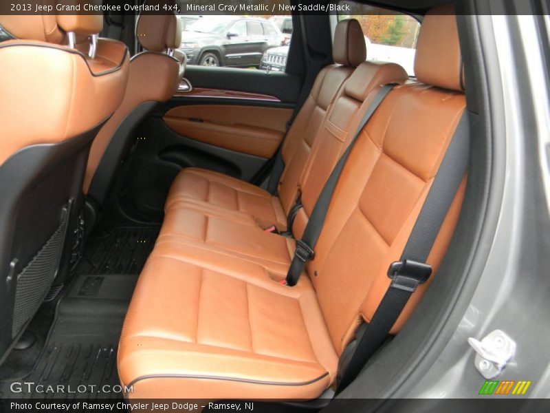 Mineral Gray Metallic / New Saddle/Black 2013 Jeep Grand Cherokee Overland 4x4