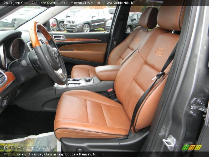 Mineral Gray Metallic / New Saddle/Black 2013 Jeep Grand Cherokee Overland 4x4