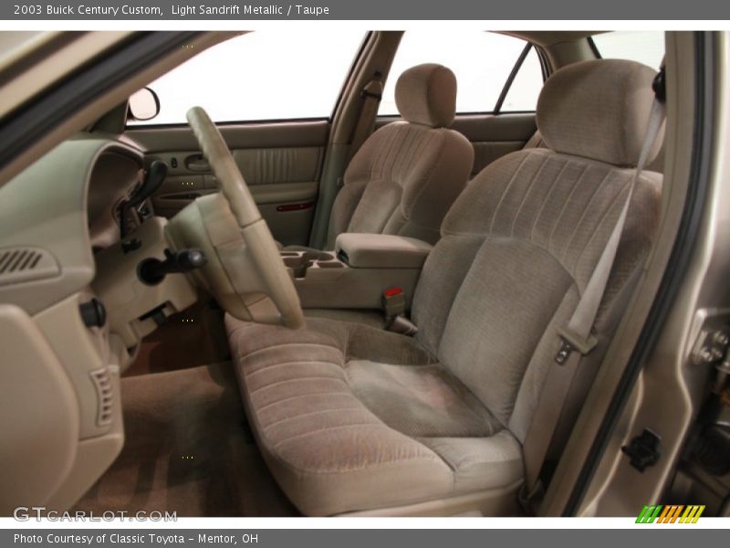 Light Sandrift Metallic / Taupe 2003 Buick Century Custom