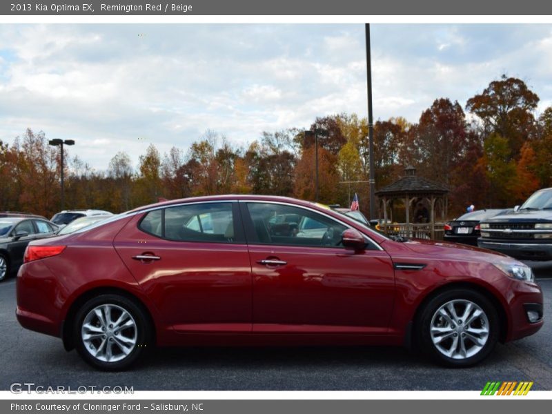 Remington Red / Beige 2013 Kia Optima EX