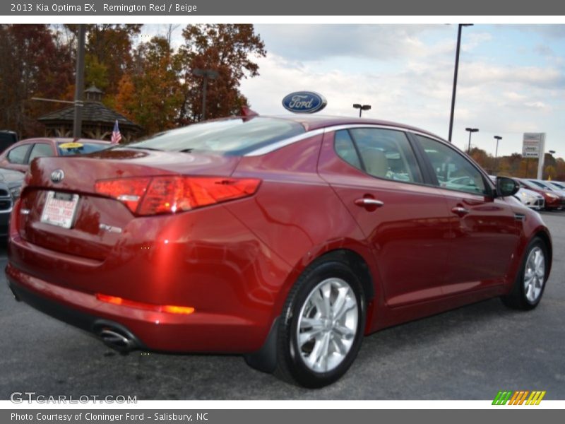 Remington Red / Beige 2013 Kia Optima EX