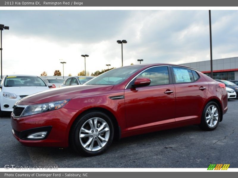 Remington Red / Beige 2013 Kia Optima EX