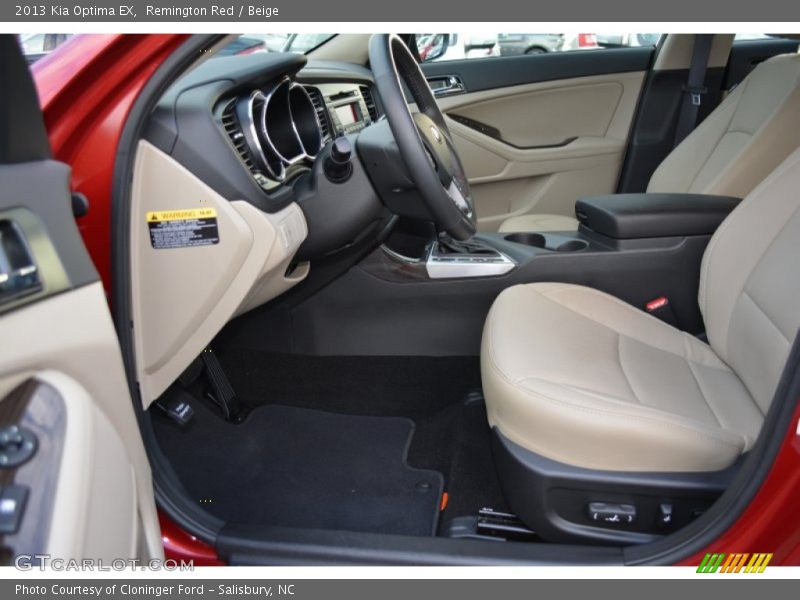 Remington Red / Beige 2013 Kia Optima EX