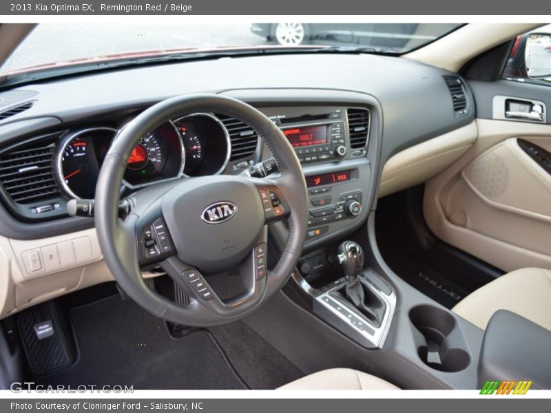 Remington Red / Beige 2013 Kia Optima EX