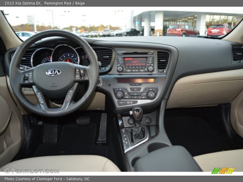 Remington Red / Beige 2013 Kia Optima EX
