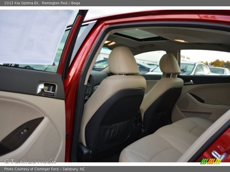 Remington Red / Beige 2013 Kia Optima EX