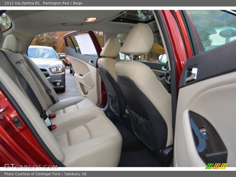 Remington Red / Beige 2013 Kia Optima EX