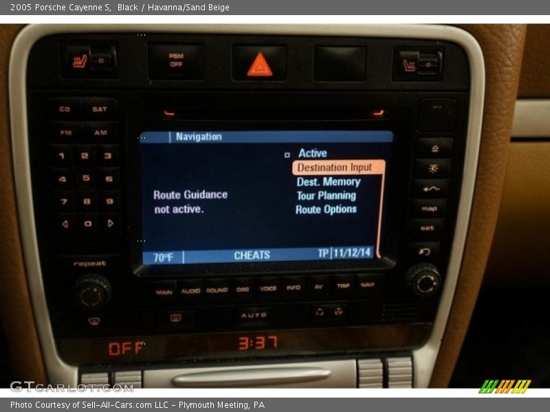 Black / Havanna/Sand Beige 2005 Porsche Cayenne S