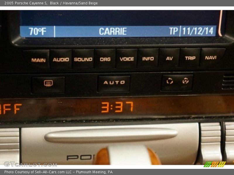 Black / Havanna/Sand Beige 2005 Porsche Cayenne S