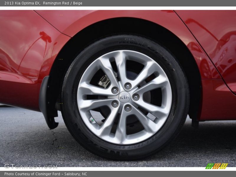 Remington Red / Beige 2013 Kia Optima EX