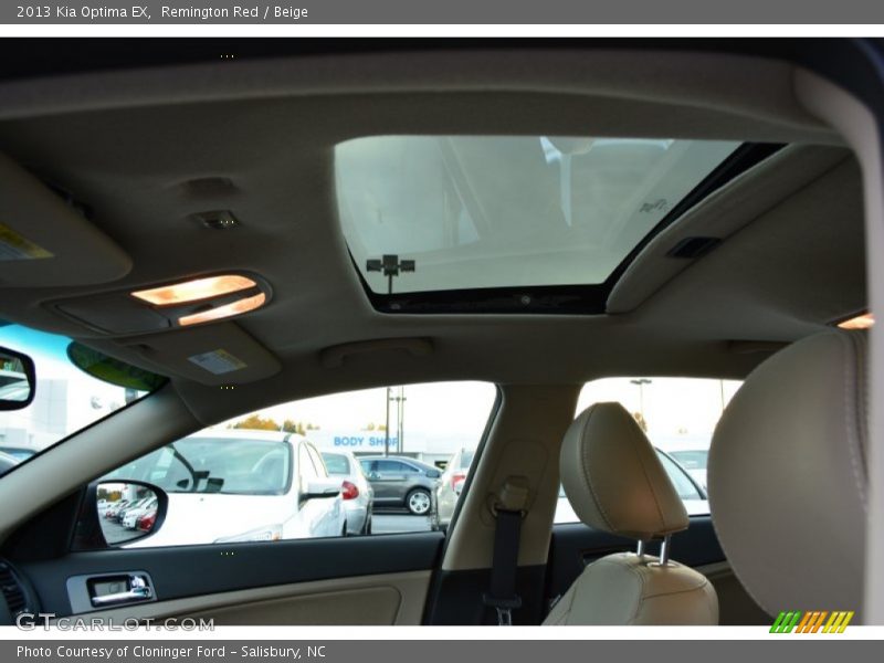 Remington Red / Beige 2013 Kia Optima EX