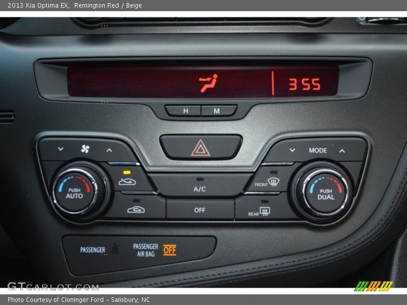 Remington Red / Beige 2013 Kia Optima EX