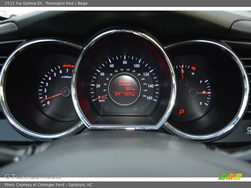 Remington Red / Beige 2013 Kia Optima EX