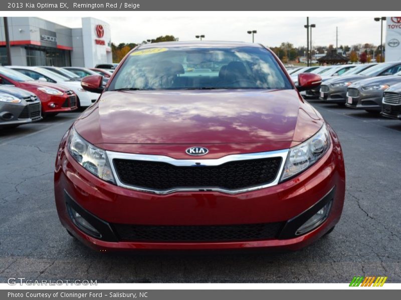 Remington Red / Beige 2013 Kia Optima EX