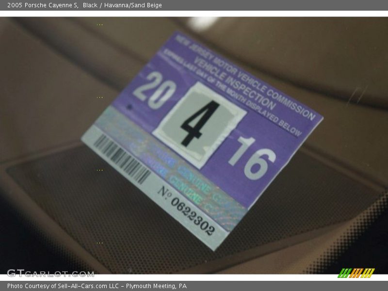 Black / Havanna/Sand Beige 2005 Porsche Cayenne S