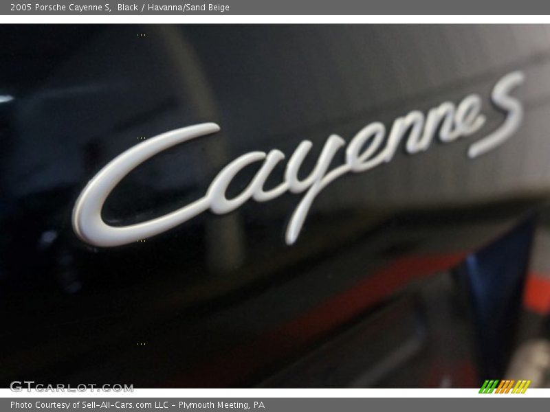 Black / Havanna/Sand Beige 2005 Porsche Cayenne S